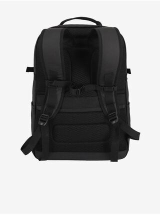 Černý unisex batoh Travelite Basics Backpack Water-repellent Black