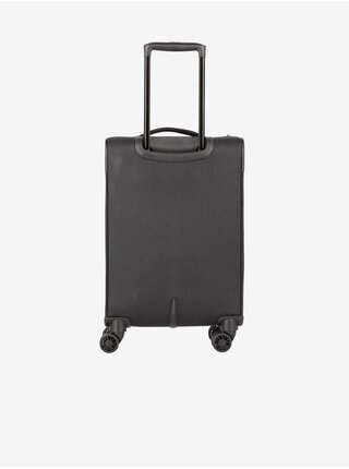 Černý cestovní kufr Travelite Cabin Underseater/Toploader   