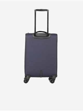 Tmavě modrý cestovní kufr Travelite Cabin Underseater/Toploader  