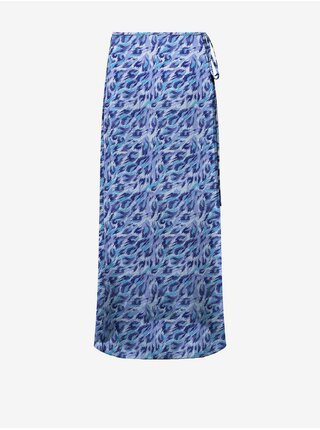 Modrá dámska kvetovaná maxi sukňa ONLY Nova