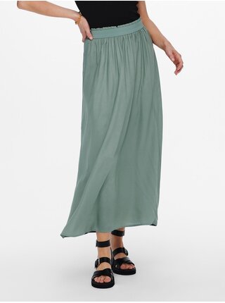 Svetlo zelená dámska maxi sukňa ONLY Venedig