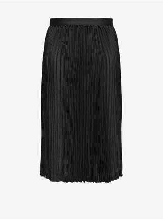 Černá dámská saténová plisovaná sukně JDY Sarah