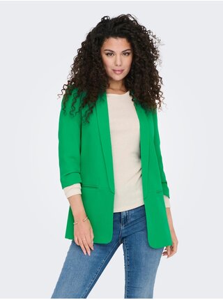 Zelené dámske sako s trojštvrťovým rukávom ONLY Elly