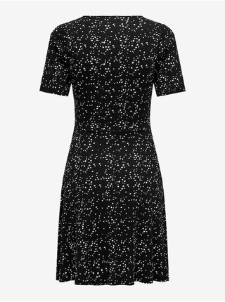 Čierne dámske bodkované šaty ONLY Verona