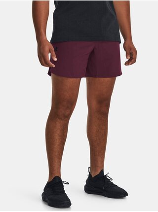 Vínové sportovní kraťasy Under Armour UA Peak Woven Shorts