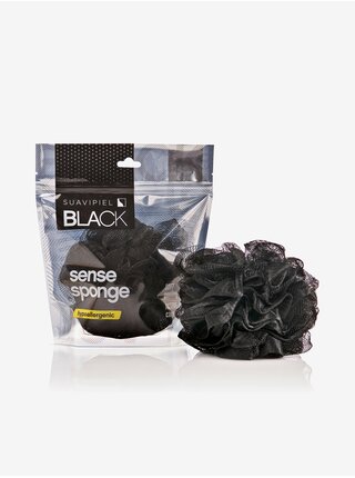 Černá mycí houbička SUAVIPIEL Black Sense Sponge