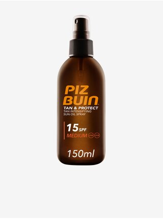 Tělový olejový sprej na opalování SPF15 Piz Buin Tan & Protect 150ml