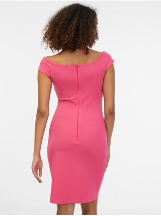 Růžové dámské pouzdrové šaty ORSAY