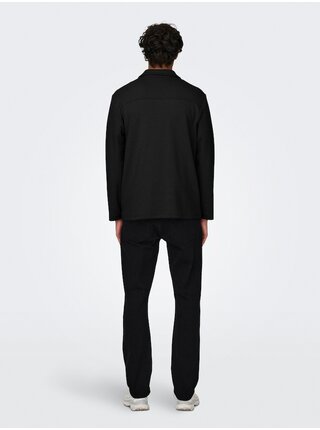 Čierna pánska košeľová bunda ONLY & SONS New Kodyl