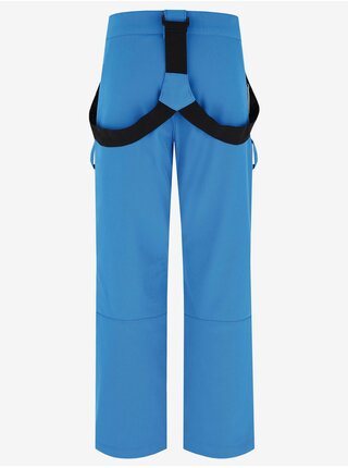 Modré detské lyžiarske softshellové nohavice LOAP Lovelo