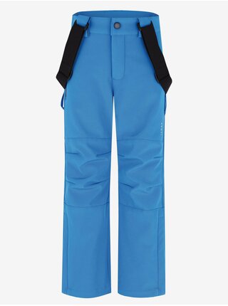 Modré dětské lyžařské softshellové kalhoty LOAP Lovelo  