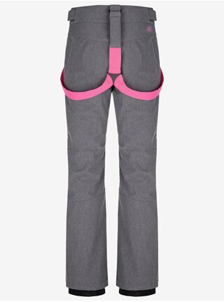 Šedé dámské lyžařské softshellové kalhoty LOAP Lupka   