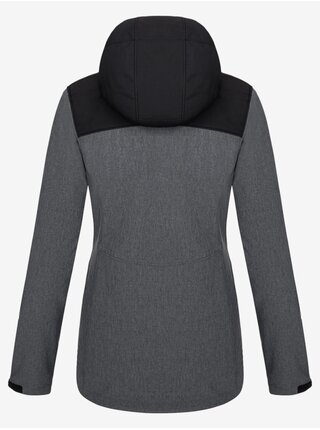 Čierno-šedá dámska softshellová bunda LOAP LUKA