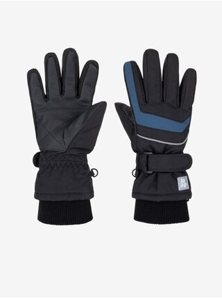 Modro-čierne detské zimné rukavice LOAP Rulik