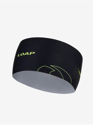 Zeleno-černá sportovní zimní čelenka LOAP Zal    