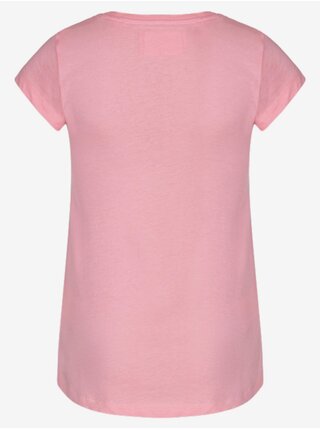 Růžové holčičí tričko s potiskem LOAP BESNUDA 