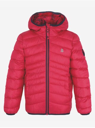 Tmavo ružová dievčenská prešívaná zimná bunda LOAP Intermo