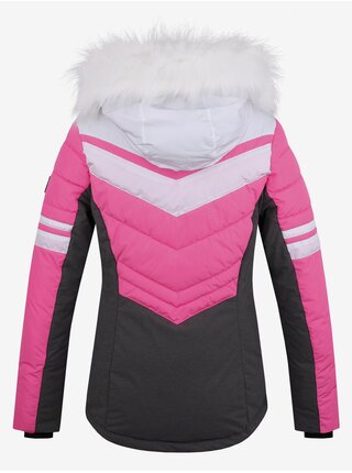 Šedo-ružová dámska lyžiarska bunda LOAP ORINNA