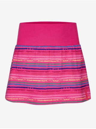 Tmavo ružová dievčenská pruhovaná sukňa LOAP Besrada