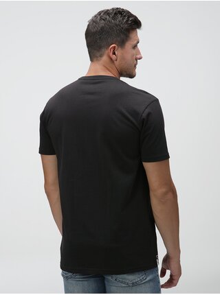 Černé pánské tričko s potiskem LOAP BRED 