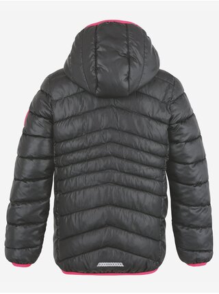 Čierna dievčenská prešívaná zimná bunda LOAP INTERMO