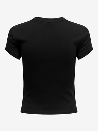 Čierne dámske basic tričko ONLY Elina