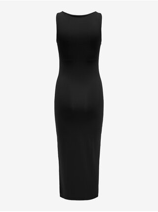 Čierne dámske puzdrové midi šaty ONLY Lea