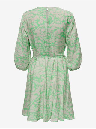 Světle zelené dámské vzorované šaty ONLY Celina