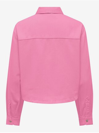 Růžová dámská džínová bunda ONLY Drew