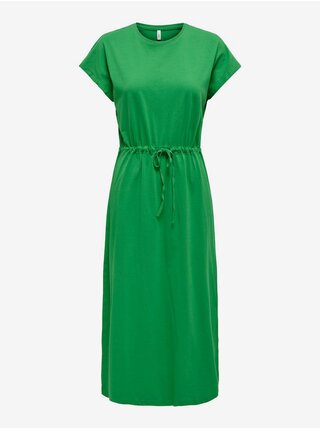 Zelené dámske basic midi šaty ONLY May