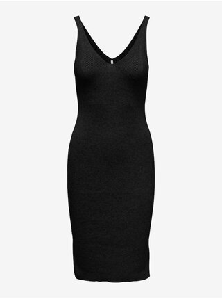 Čierne dámske puzdrové šaty ONLY Lina