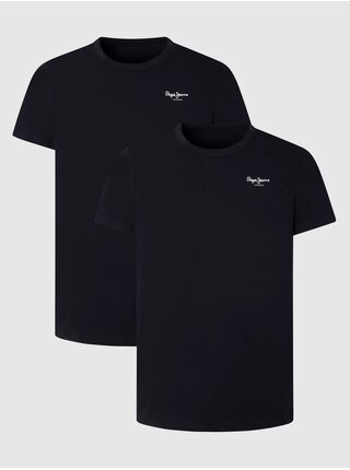 Sada dvou pánských triček v černé barvě Pepe Jeans