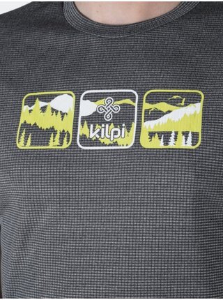 Pánské outdoorové tričko Kilpi GIACINTO-M Tmavě šedá