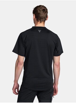 Čierne pánske športové tričko s potlačou Kilpi REMIDO