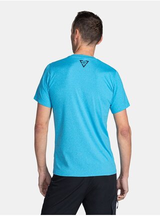 Modré pánske športové tričko s potlačou Kilpi LISMAIN