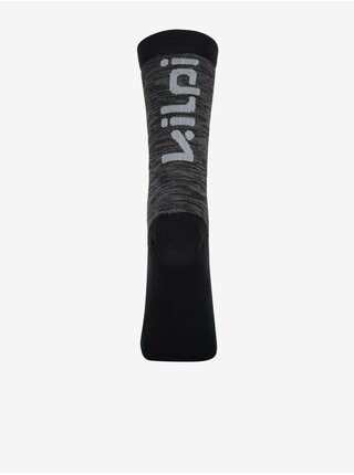 Černo-šedé unisex sportovní ponožky Kilpi BORENY