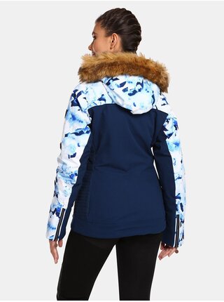 Tmavě modrá dámská lyžařská vyhřívaná bunda Kilpi Lena-W