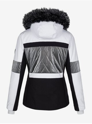 Bílo-černá dámská lyžařská zimní bunda Kilpi Elza-W