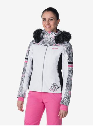 Bílá dámská lyžařská vyhřívaná bunda Kilpi Lena-W