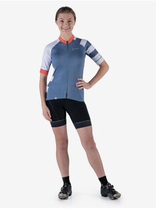 Bílo-modrý dámský cyklistický dres Kilpi Wild