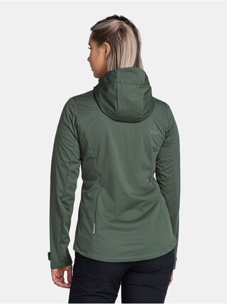Tmavě zelená dámská softshellová bunda Kilpi Beltra
