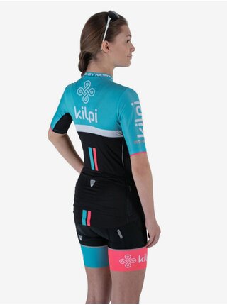 Černo-modré dámské cyklistické tričko Kilpi Corridor