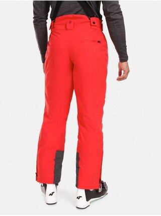 Červené pánske lyžiarske nohavice Kilpi Mimas