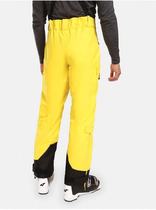 Žluté pánské zimní sportovní kalhoty Kilpi Lazzaro