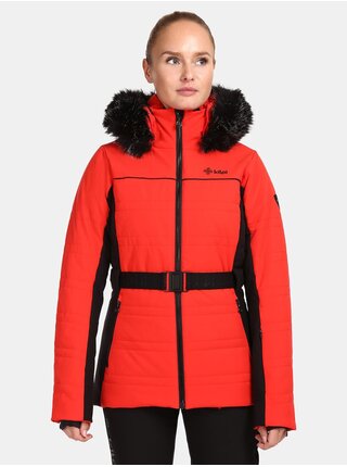 Červená dámská lyžařská zimní bunda Kilpi Carrie-W