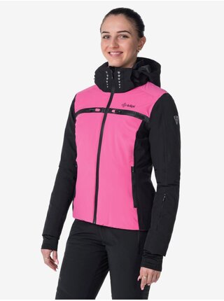 Černo-růžová dámská zimní lyžařská bunda Kilpi HATTORI