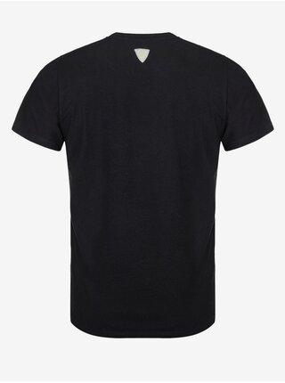 Čierne pánske tričko s potlačou Kilpi TYPON