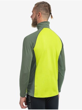 Neónovo zelené pánske športové tričko so stojačikom Kilpi WILLIE
