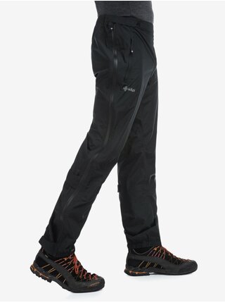 Černé pánské sportovní nepromokavé kalhoty Kilpi ALPIN