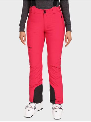 Tmavě růžové dámské lyžařské kalhoty KILPI EURINA